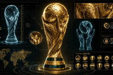El trofeo del Mundial: oro, cifras y secretos de la joya global
