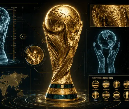 El trofeo del Mundial: oro, cifras y secretos de la joya global