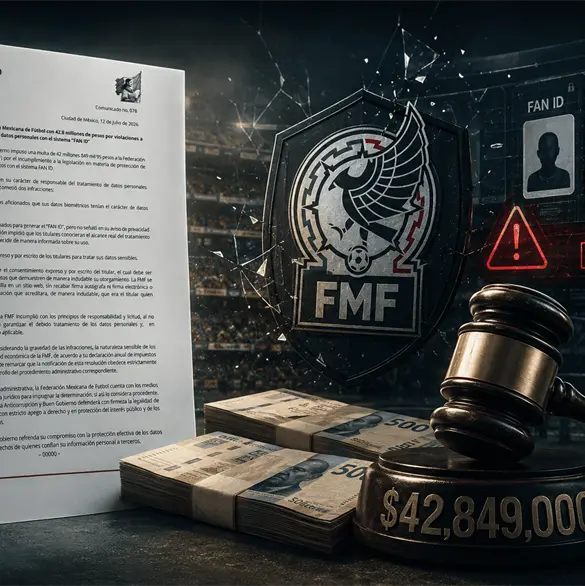 FMF multada con 42 mdp por el FAN ID