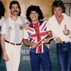 La foto prohibida: El día que Maradona vistió los colores de la Gran Bretaña La foto prohibida: El día que Maradona vistió los colores de la Gran Bretaña