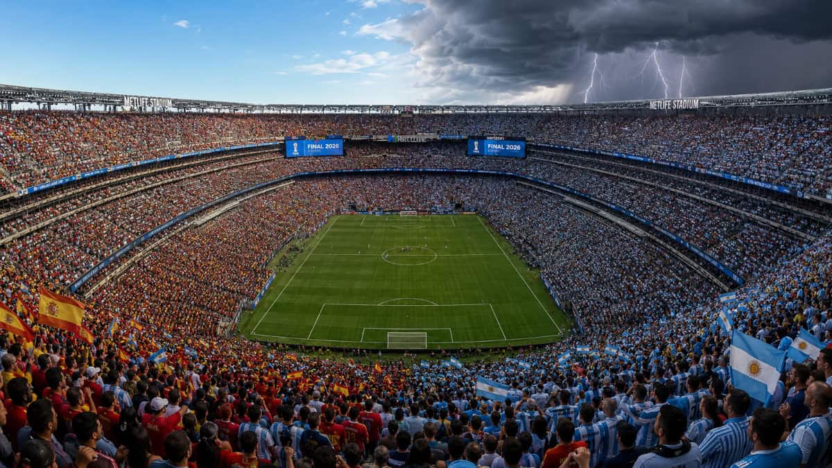 ¿Tormentas, inundaciones? Así el clima para la Final del Mundial 2026 ¿Tormentas, inundaciones? Así el clima para la Final del Mundial 2026