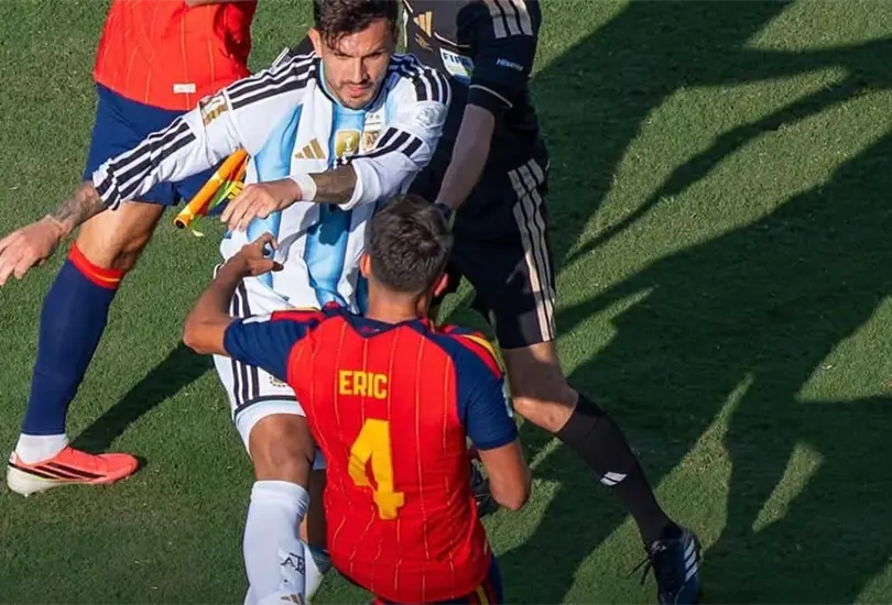 Agresión a otro español en la final Agresión a otro español en la final
