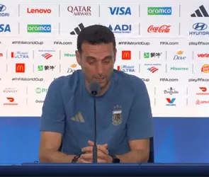 Scaloni llora tras derrota y deja en suspenso su continuidad