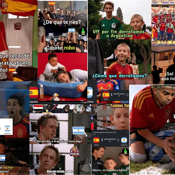 Memes tras Espa&ntilde;a campe&oacute;n y Argentina derrotada en 2026