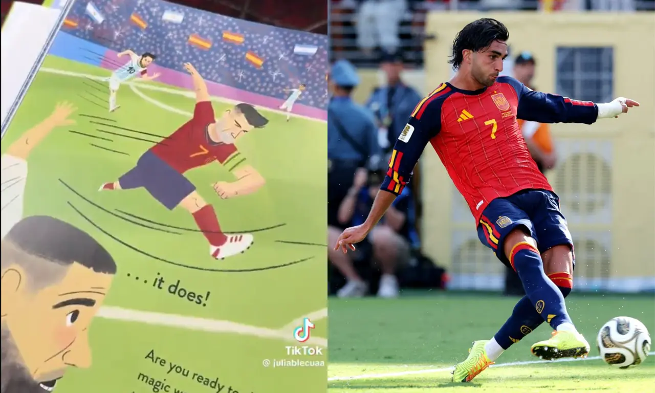 Un libro infantil “predijo” la Final… ¡y hasta el gol de Ferran Torres! 