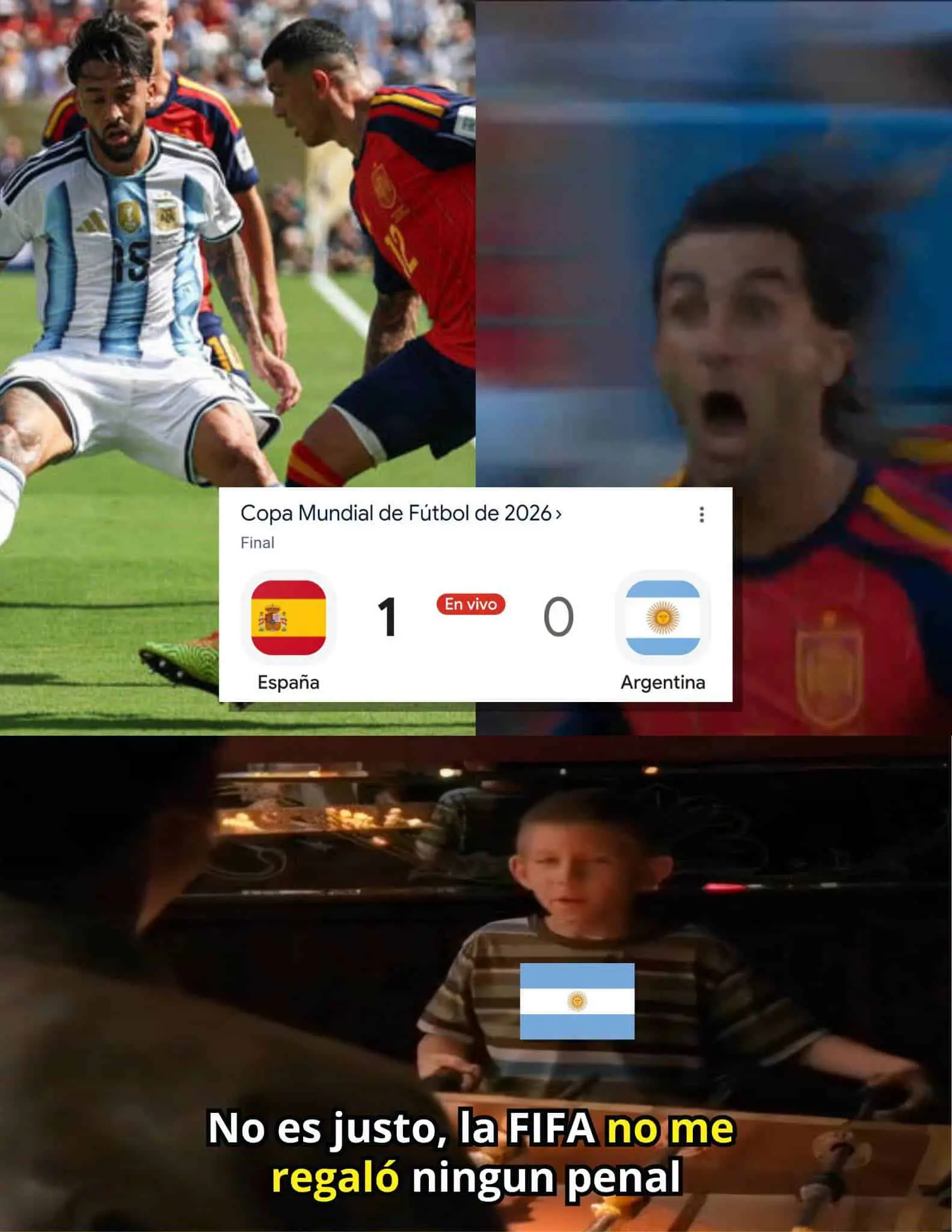 Argentina se queja de que no le regalaron penales Argentina se queja de que no le regalaron penales