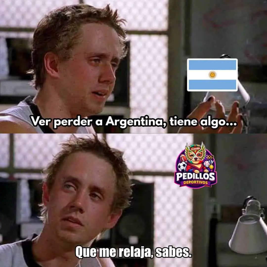 Se siente bien ver perder a Argentina Se siente bien ver perder a Argentina