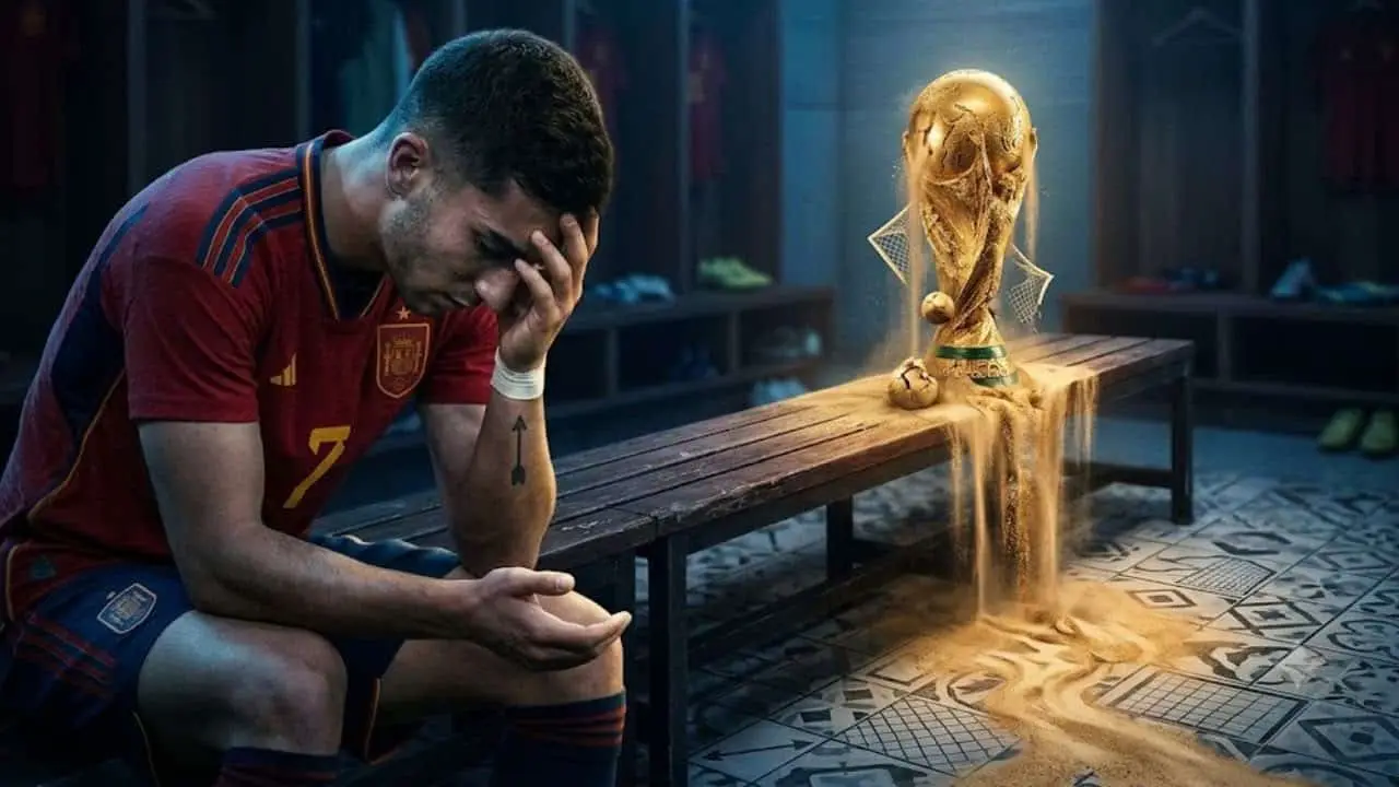  Ferran Torres y su incidente con la copa 