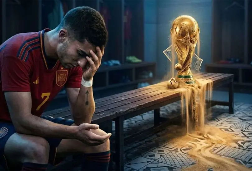 Ferran Torres y su incidente con la copa