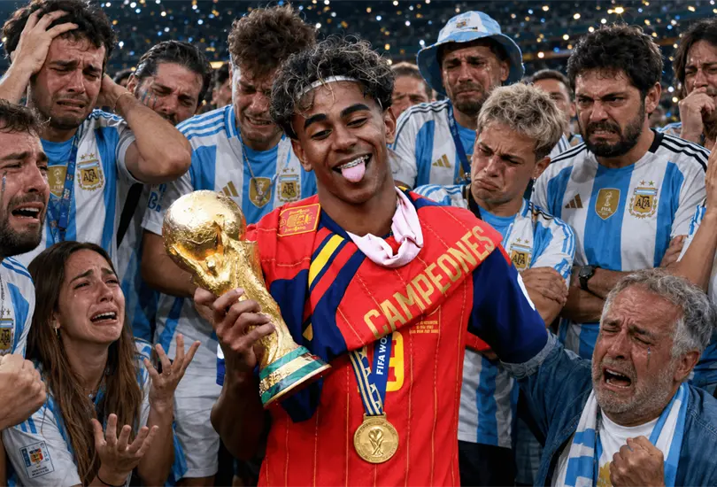 Aficionados de Argentina juntaron miles de firmas con la intenci&oacute;n de repetir la final del Mundial 2026, tras alegar un arbitraje corrupto ante Espa&ntilde;a.
