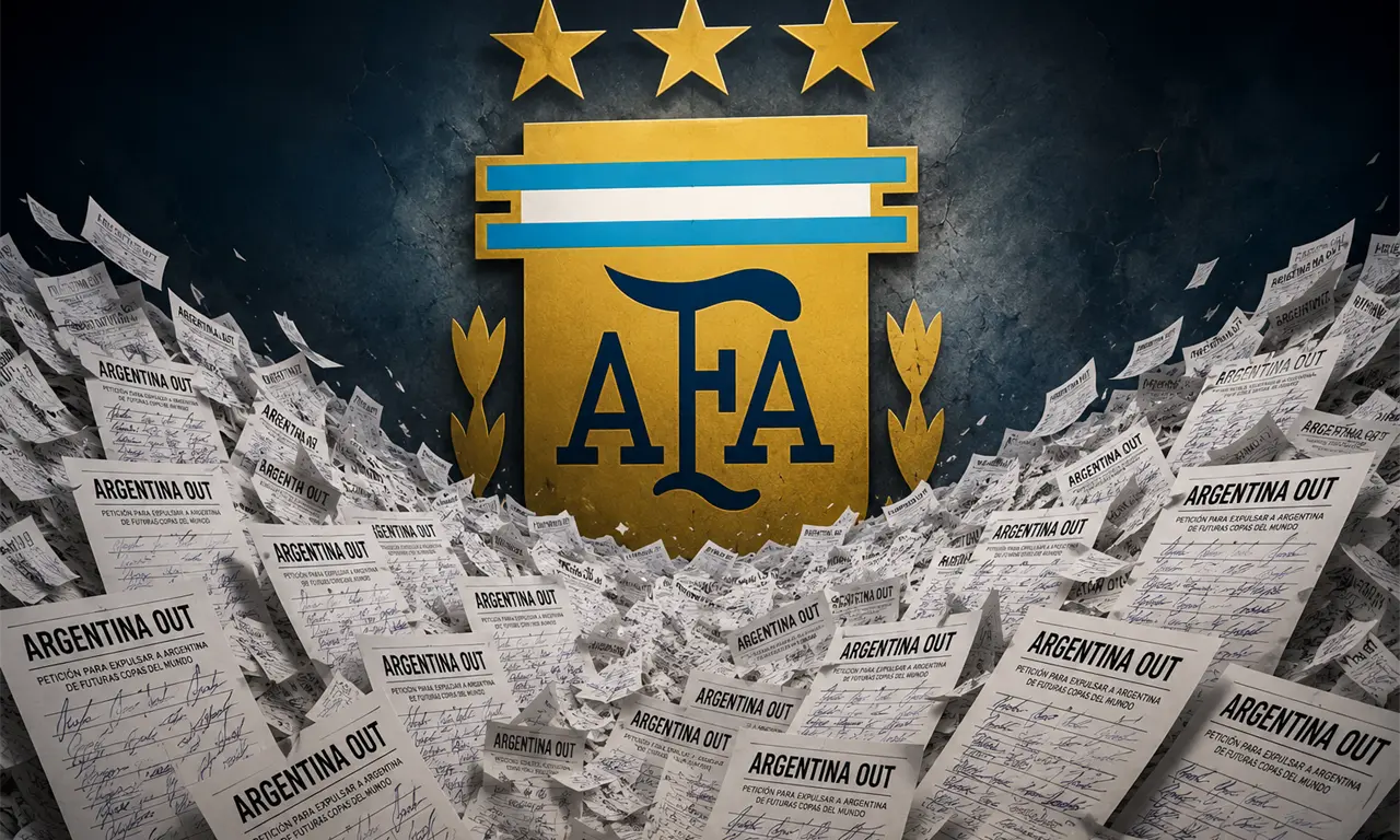  La petición para expulsar a Argentina del Mundial rompe el récord mundial 