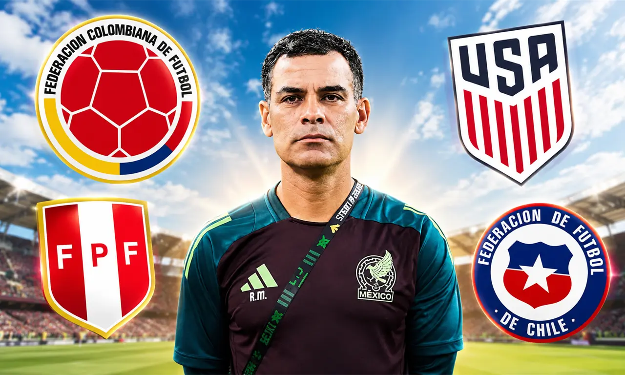  Rafa Márquez debutará con 4 pruebas de alto nivel: inicia con Colombia 
