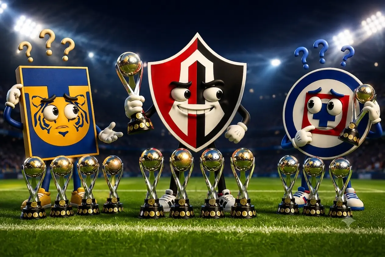  ¿Por qué Atlas tiene más Campeón de Campeones que Cruz Azul y Tigres? 