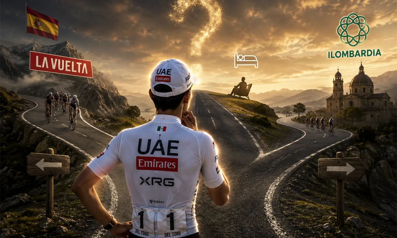  Isaac del Toro terminó tercero en el Tour de Francia 2026 y ahora analiza sus próximos pasos con UAE Team Emirates. 