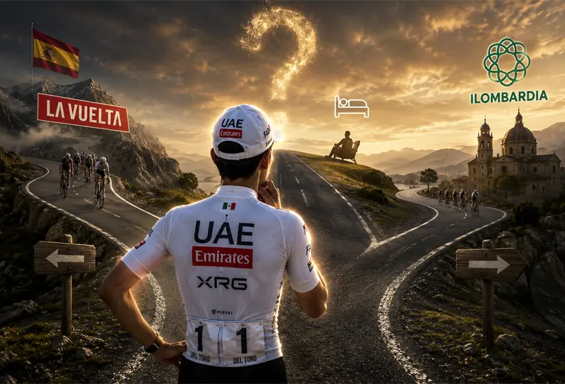 Isaac del Toro termin&oacute; tercero en el Tour de Francia 2026 y ahora analiza sus pr&oacute;ximos pasos con UAE Team Emirates.