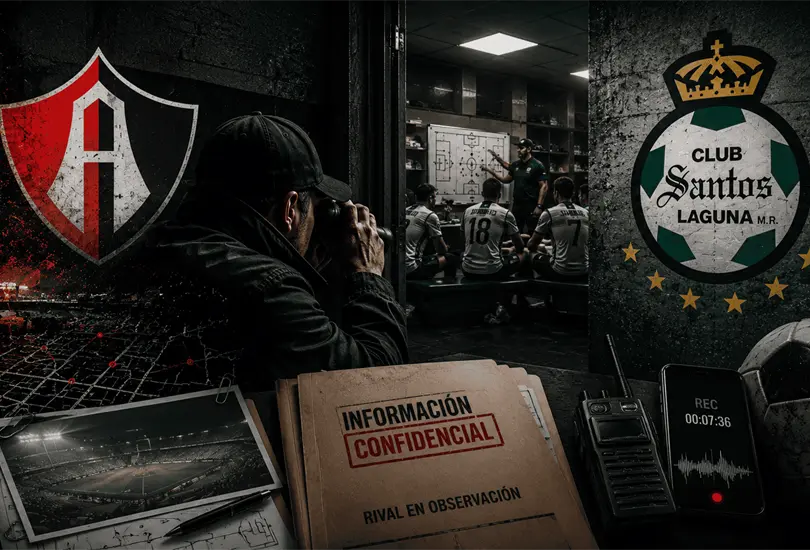Atlas venci&oacute; 1-0 a Santos en Torre&oacute;n con gol de &Eacute;dgar Zald&iacute;var, mientras redes sociales desataron pol&eacute;mica por supuesto espionaje.