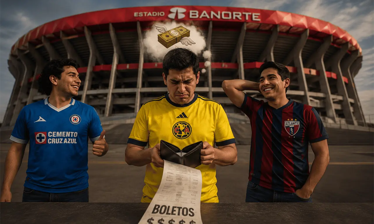  El alza en los boletos del América en comparación con Cruz Azul y Atlante en el Estadio Banorte causó molestia entre los aficionados americanistas. 