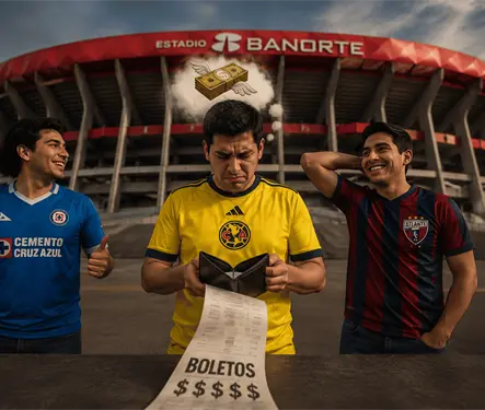 &iquest;Rugido de tripas? Boletos del Am&eacute;rica son m&aacute;s caros que los de Cruz Azul y Atlante