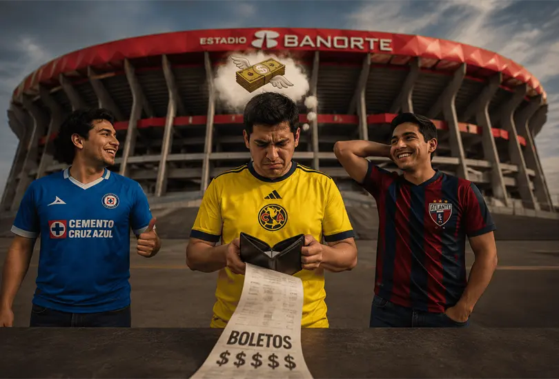 El alza en los boletos del Am&eacute;rica en comparaci&oacute;n con Cruz Azul y Atlante en el Estadio Banorte caus&oacute; molestia entre los aficionados americanistas.