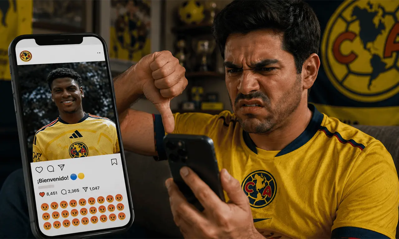  Óscar Perea fue presentado como primer refuerzo del América y desató críticas de la afición en redes sociales. 