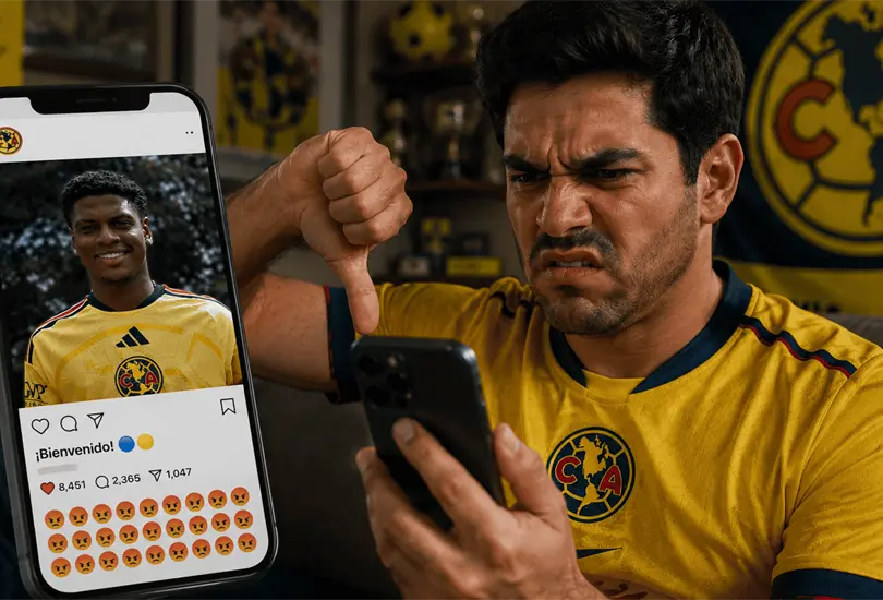 &Oacute;scar Perea fue presentado como primer refuerzo del Am&eacute;rica y desat&oacute; cr&iacute;ticas de la afici&oacute;n en redes sociales.