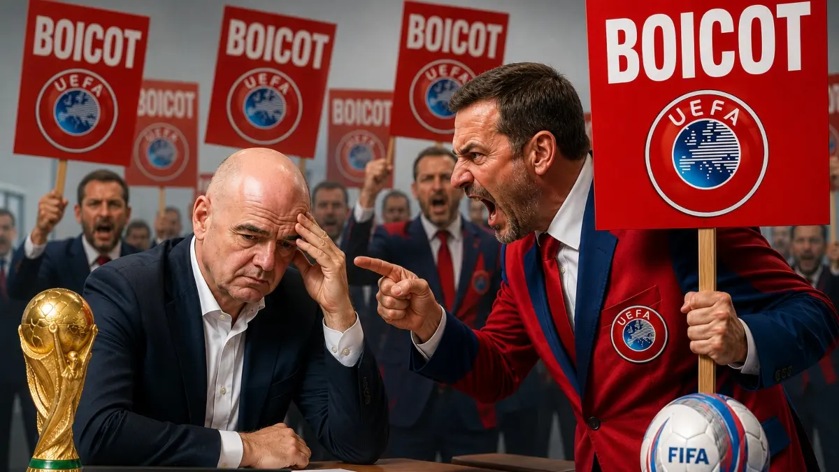  UEFA no se quedó de brazos cruzados ante los planes de Infantino y la FIFA 