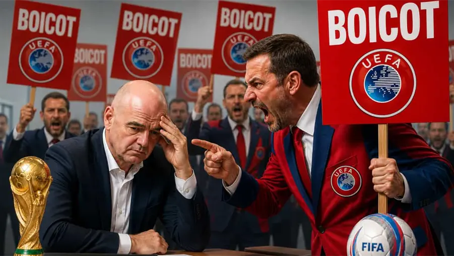 &iexcl;Se rompi&oacute; todo! UEFA boicotea a FIFA ante los planes de Gianni Infantino