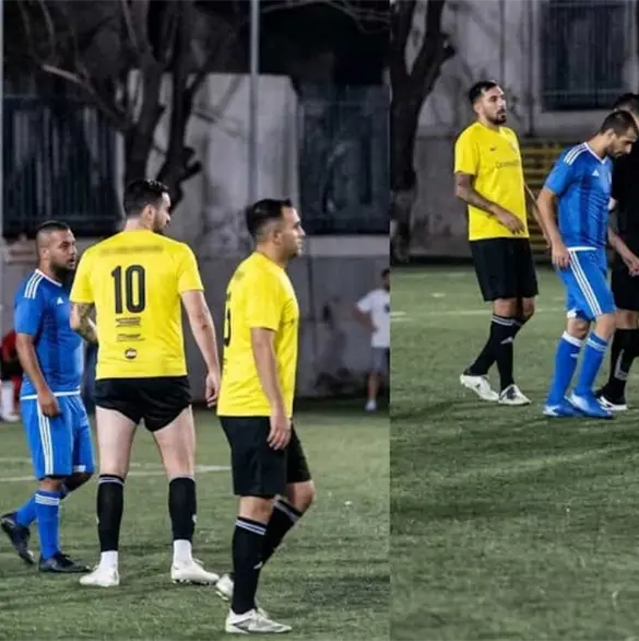 Perdió la cabeza, Gignac se prende en partido semi profesional