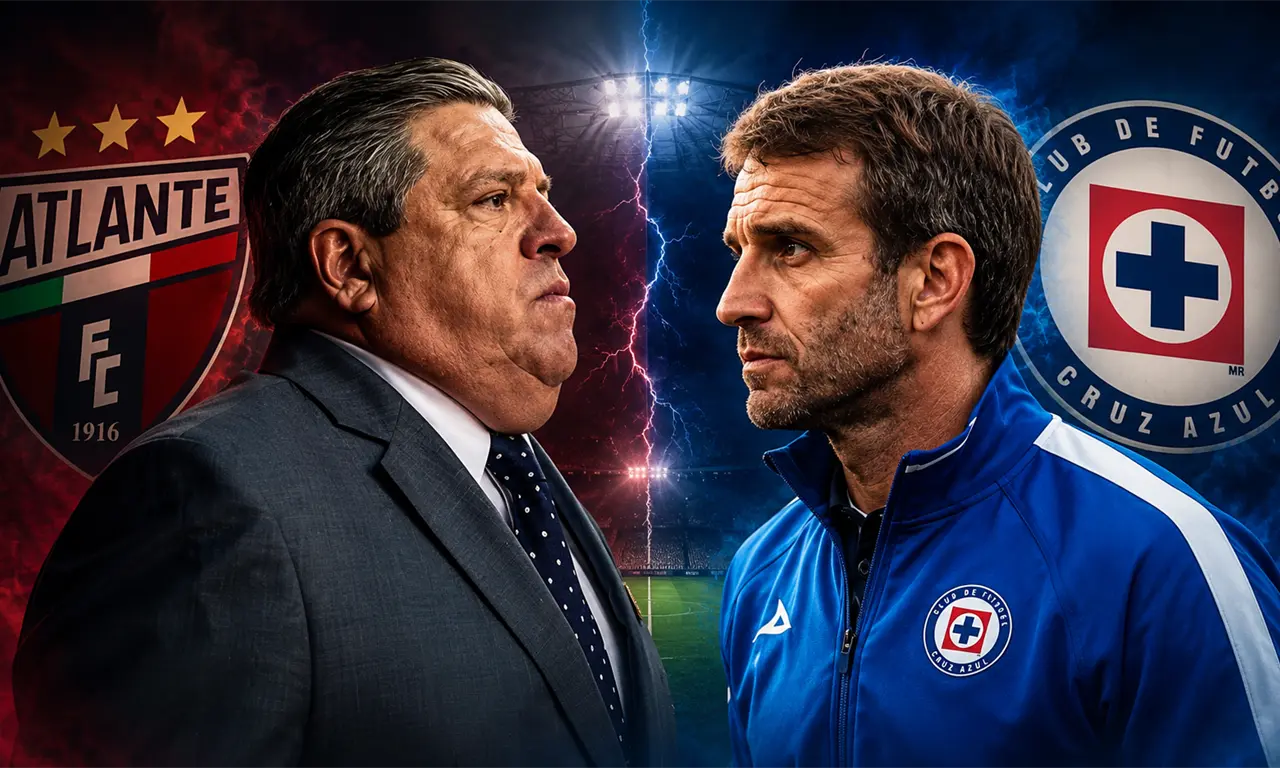  El Cruz Azul vs Atlante revive la tensión entre el Piojo Herrera e Iván Alonso, protagonistas de un altercado en 2024. 