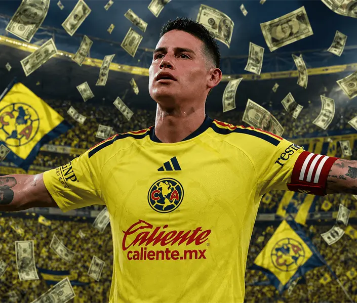 El verdadero negocio detrás de la posible llegada de James al América El verdadero negocio detrás de la posible llegada de James al América