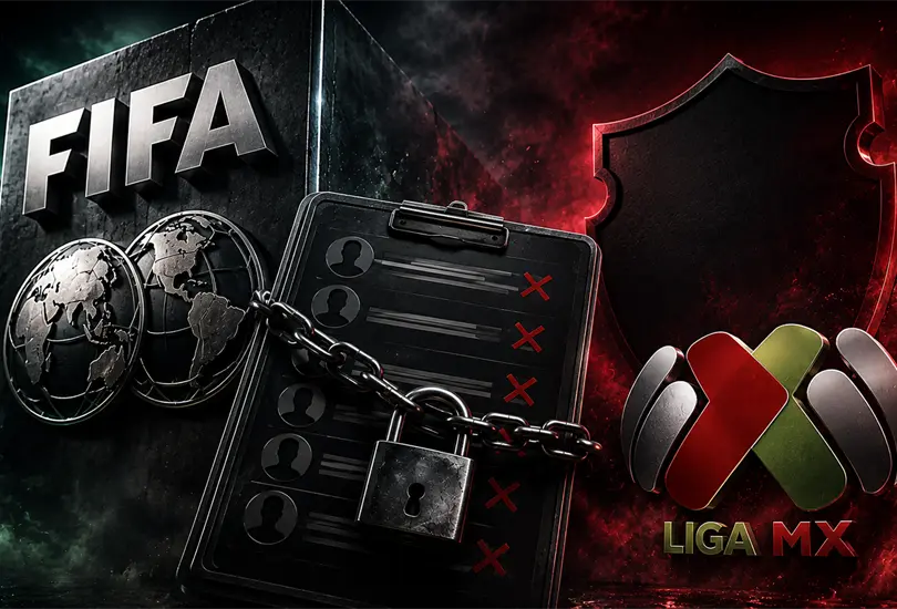 La FIFA castigó a un club de Liga MX con prohibición de registros desde el 27 de julio. La FIFA castigó a un club de Liga MX con prohibición de registros desde el 27 de julio.