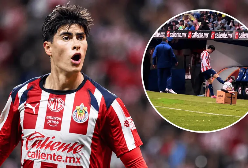 Armando Hormiga González mostró su frustración al ser sustituido durante el empate entre Puebla y Chivas, luego de abandonar la cancha visiblemente molesto. Armando Hormiga González mostró su frustración al ser sustituido durante el empate entre Puebla y Chivas, luego de abandonar la cancha visiblemente molesto.