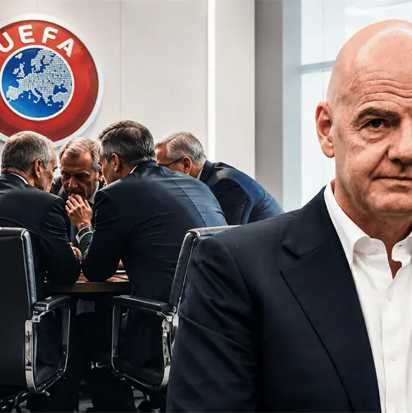 UEFA pide la renuncia de Infantino y amenaza con votar para destituirlo UEFA pide la renuncia de Infantino y amenaza con votar para destituirlo