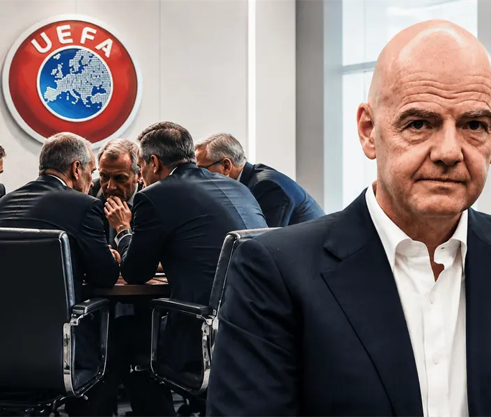 UEFA pide la renuncia de Infantino y amenaza con votar para destituirlo