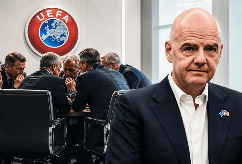 UEFA pide la renuncia de Infantino y amenaza con votar para destituirlo UEFA pide la renuncia de Infantino y amenaza con votar para destituirlo
