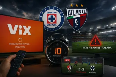 Retraso en ViX desata enojo en Cruz Azul vs Atlante