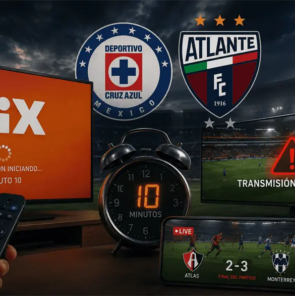 Retraso en ViX desata enojo en Cruz Azul vs Atlante Retraso en ViX desata enojo en Cruz Azul vs Atlante