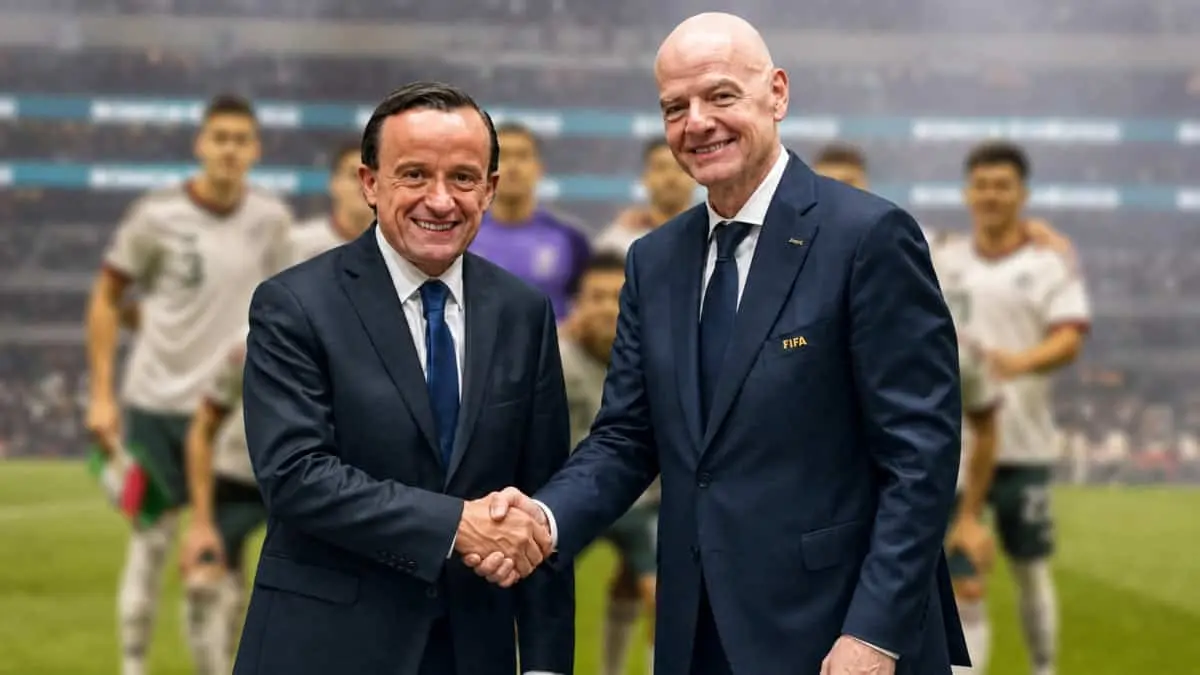  México apoya abiertamente a Gianni Infantino 