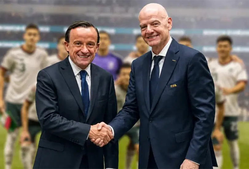 México apoya abiertamente a Gianni Infantino México apoya abiertamente a Gianni Infantino