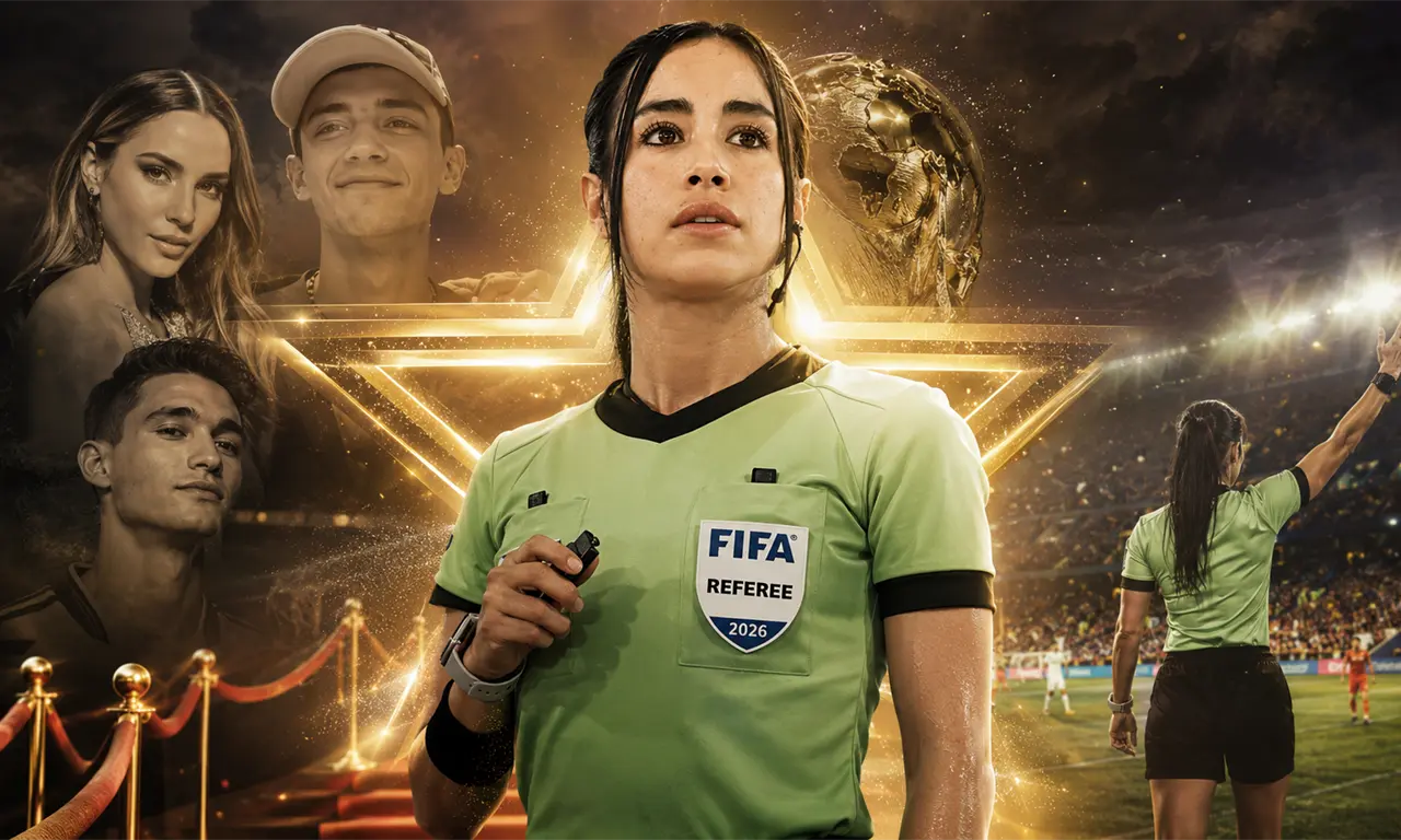  Katia Itzel García, árbitra mexicana, figura en la lista de los 50 más bellos de People en Español 2026. 