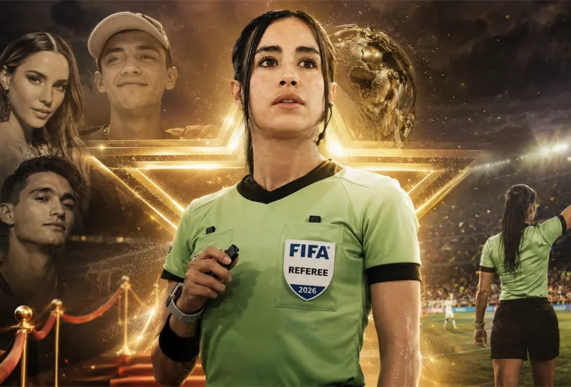 Katia Itzel García, árbitra mexicana, figura en la lista de los 50 más bellos de People en Español 2026. Katia Itzel García, árbitra mexicana, figura en la lista de los 50 más bellos de People en Español 2026.