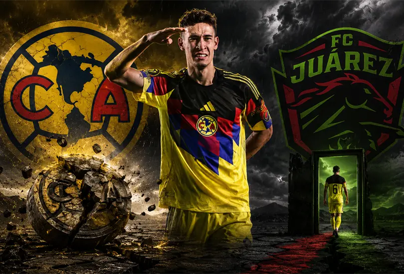 Rodrigo Dourado abandona al América rumbo a FC Juárez, reflejo de un fichaje fallido que exhibe la crisis en Coapa. Rodrigo Dourado abandona al América rumbo a FC Juárez, reflejo de un fichaje fallido que exhibe la crisis en Coapa.