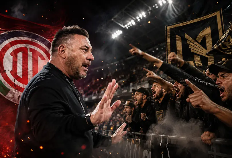 Antonio "Turco" Mohamed se encar&oacute; con la afici&oacute;n del LAFC tras el partido de Toluca en la Leagues Cup 2026.