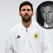 Surgen las primeras imagenes de Leo Messi en el funeral de su padre