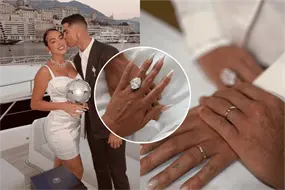 &iexcl;Ya se casaron! El brutal precio del anillo que Cristiano le dio a Georgina