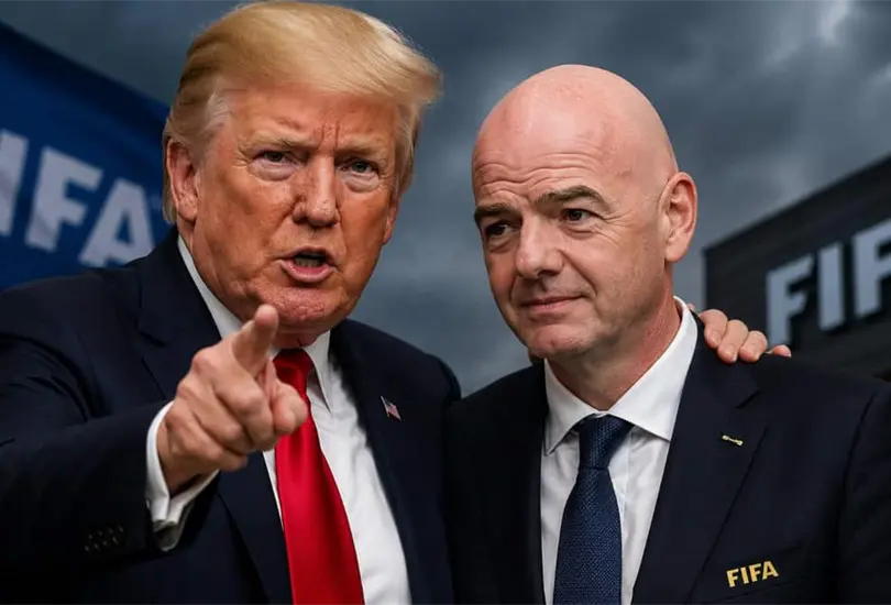 Donald Trump defendió a Gianni Infantino Donald Trump defendió a Gianni Infantino
