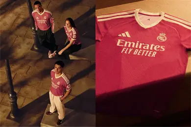 El Madrid rompe moldes con un rosa vibrante como tercer uniforme.