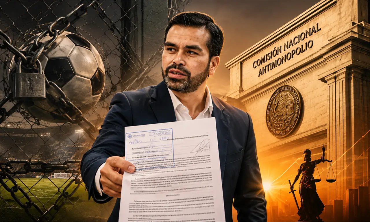  Jorge Álvarez Máynez presentó una petición ante la Comisión Nacional Antimonopolio para investigar la eliminación del ascenso y descenso en la Liga MX. 