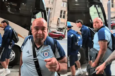Staff de Cruz Azul amenaza a aficionado en Chicago