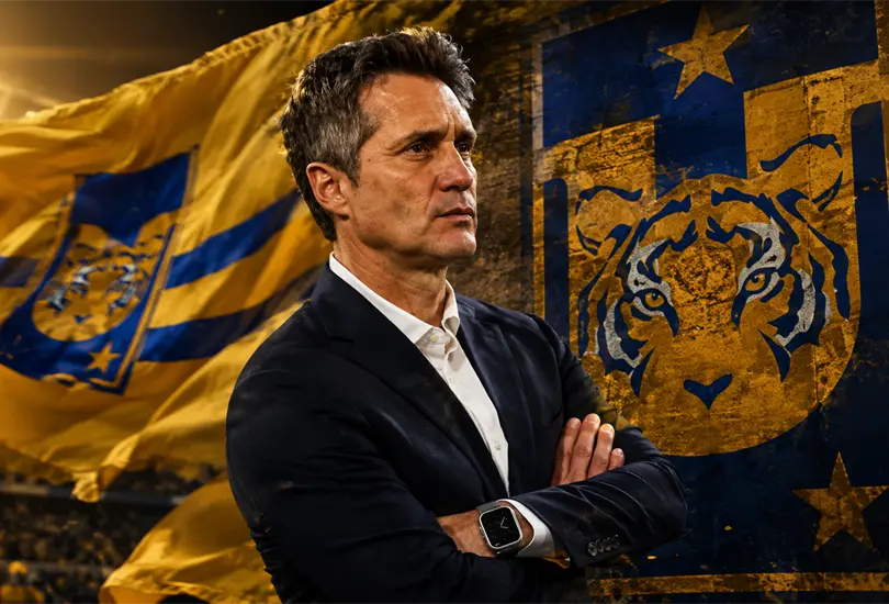 Guillermo Barros Schelotto, actual DT de V&eacute;lez, aparece en la &oacute;rbita de Tigres como candidato para dirigir en la Liga MX.